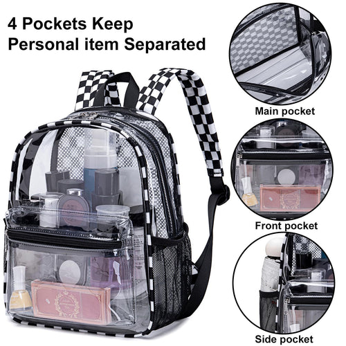 Unisex Transparent School Backpack Bowlift