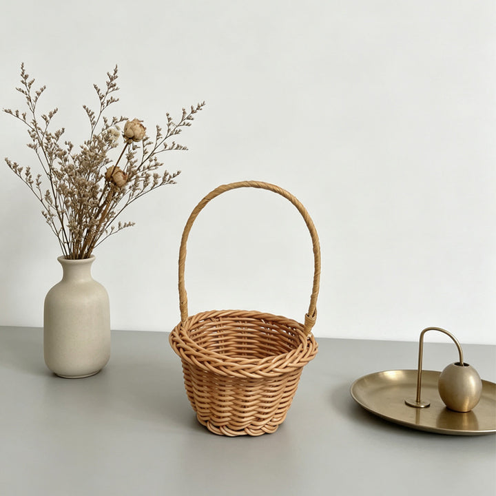 Decorative Miniature Woven Basket Bowlift