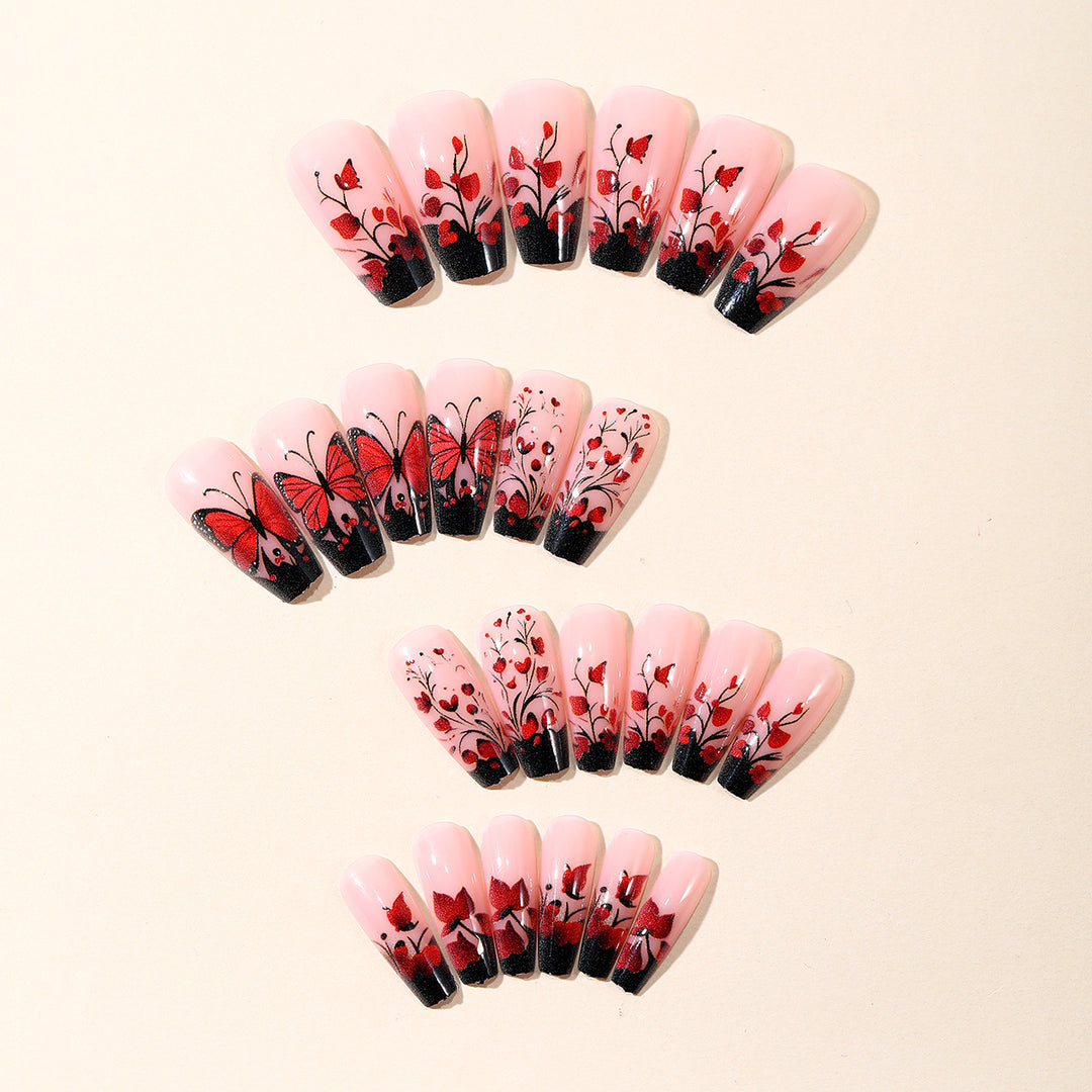 Artistic Butterfly Nail Art Set Bowlift