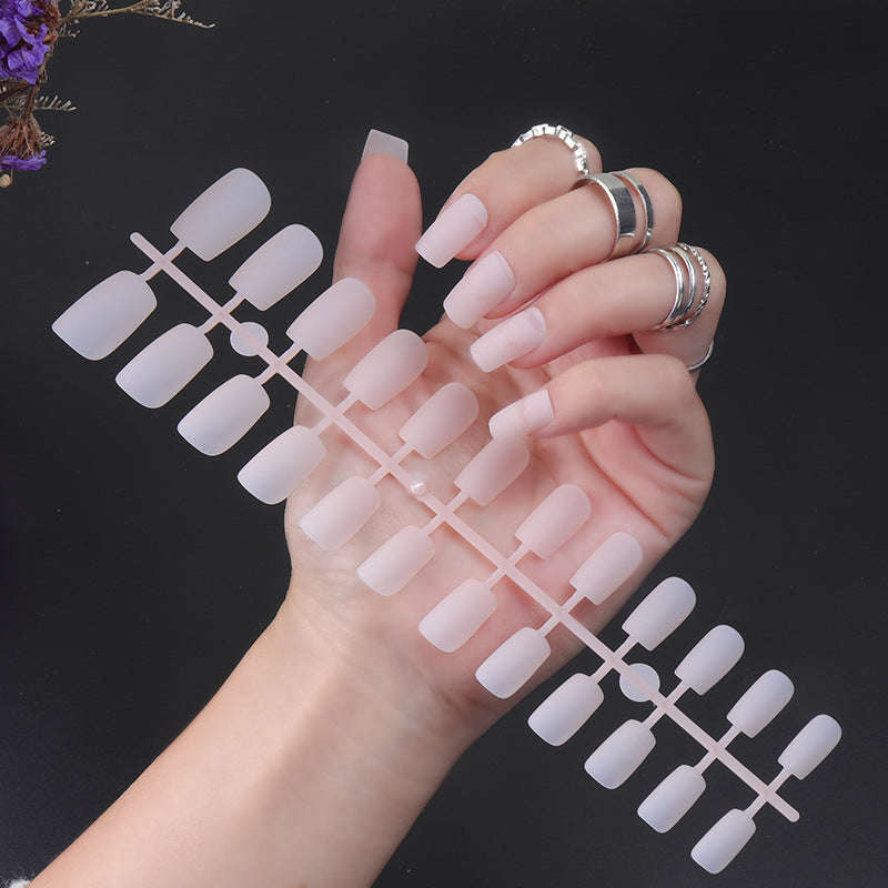 Matte Finish Press-On Nail Set Bowlift