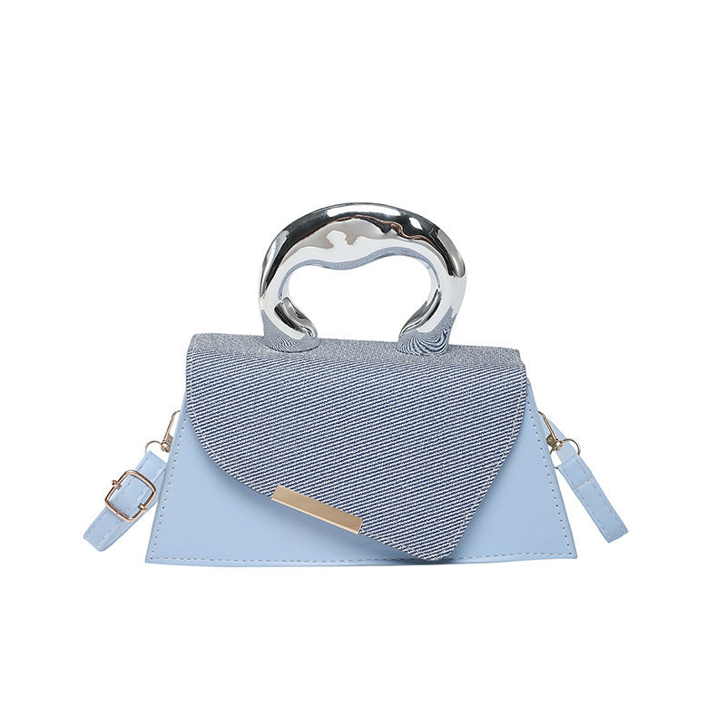 Stylish Geometric Structured Handbag Bowlift