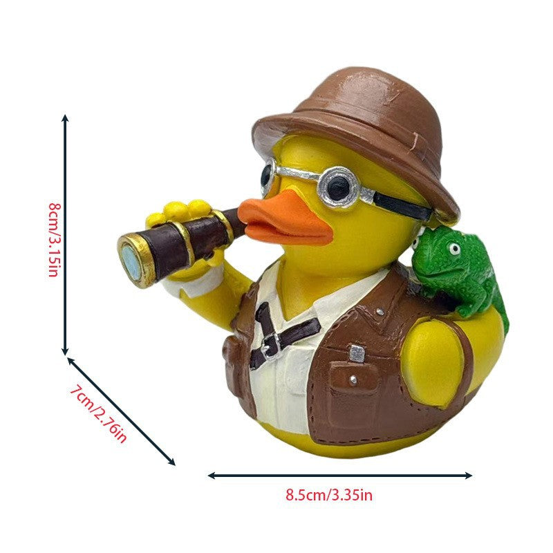 Funny Decor Rubber Duck with Sprinkles Bowlift