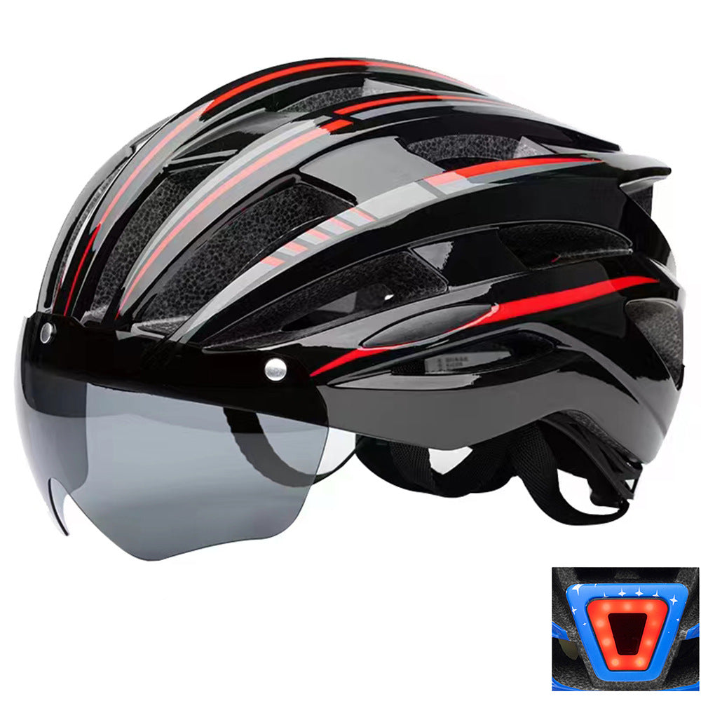 Bicycle helmet with integrated visor and innovative ventilation system Bowlift