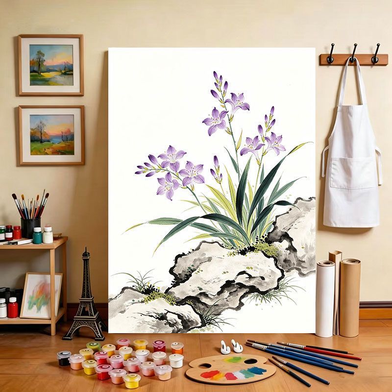 Floral-Inspired Canvas Art Print Bowlift