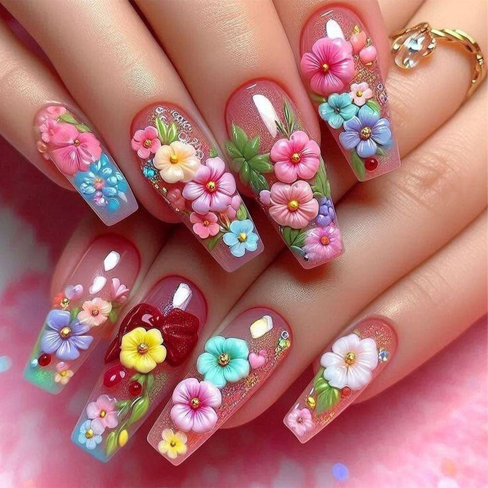 Artful 3D Nail Art Bowlift