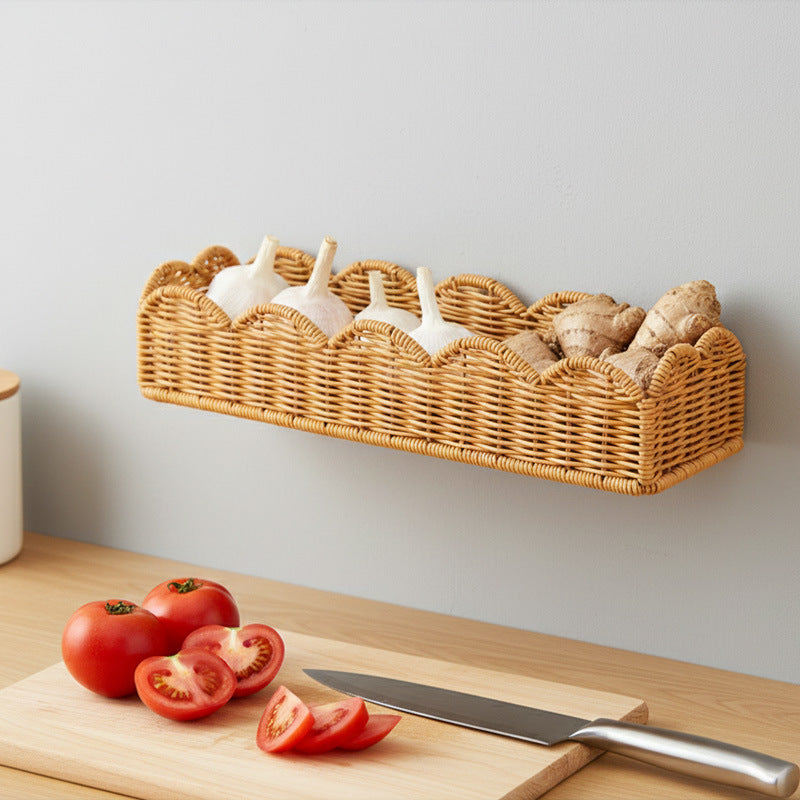 Storage Wicker Basket Bowlift