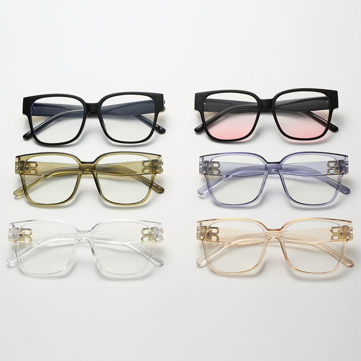 Women's fashionable square sunglasses with elegant logo Bowlift