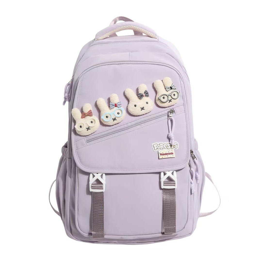 Cute Bunny Embroidered Backpack Bowlift