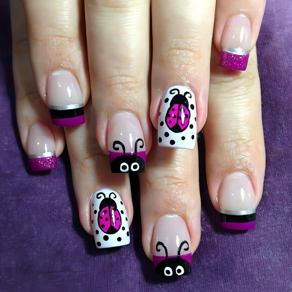 Artistic Ladybug Nail Art Set Bowlift