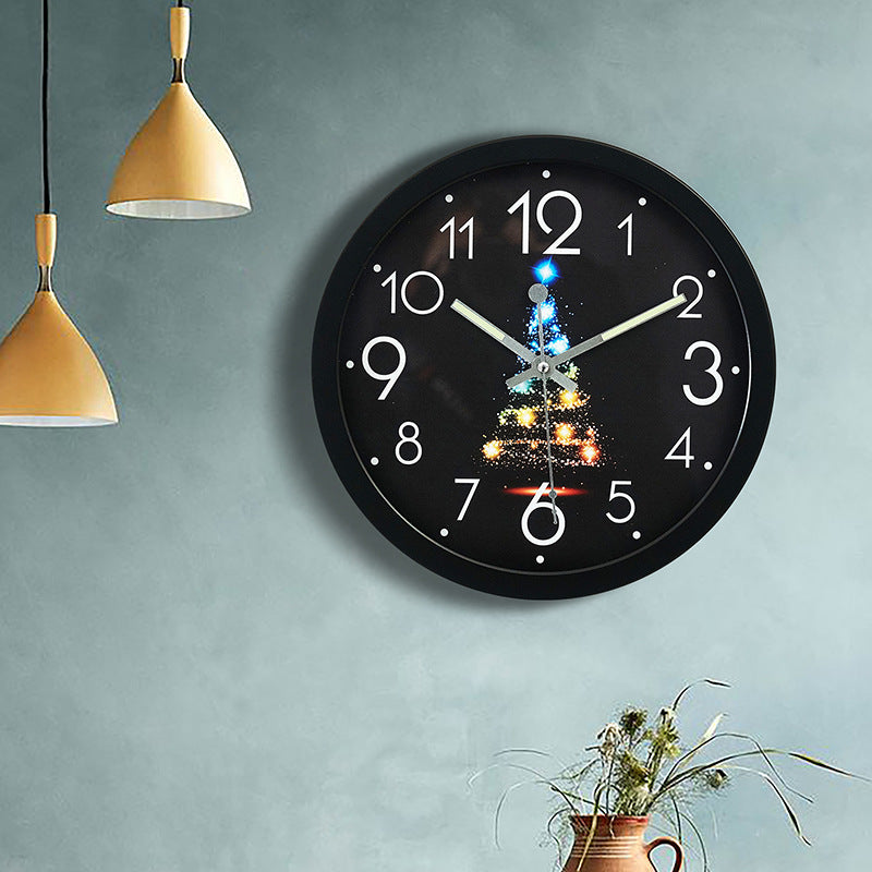 Wall clock with elegant butterfly design Bowlift