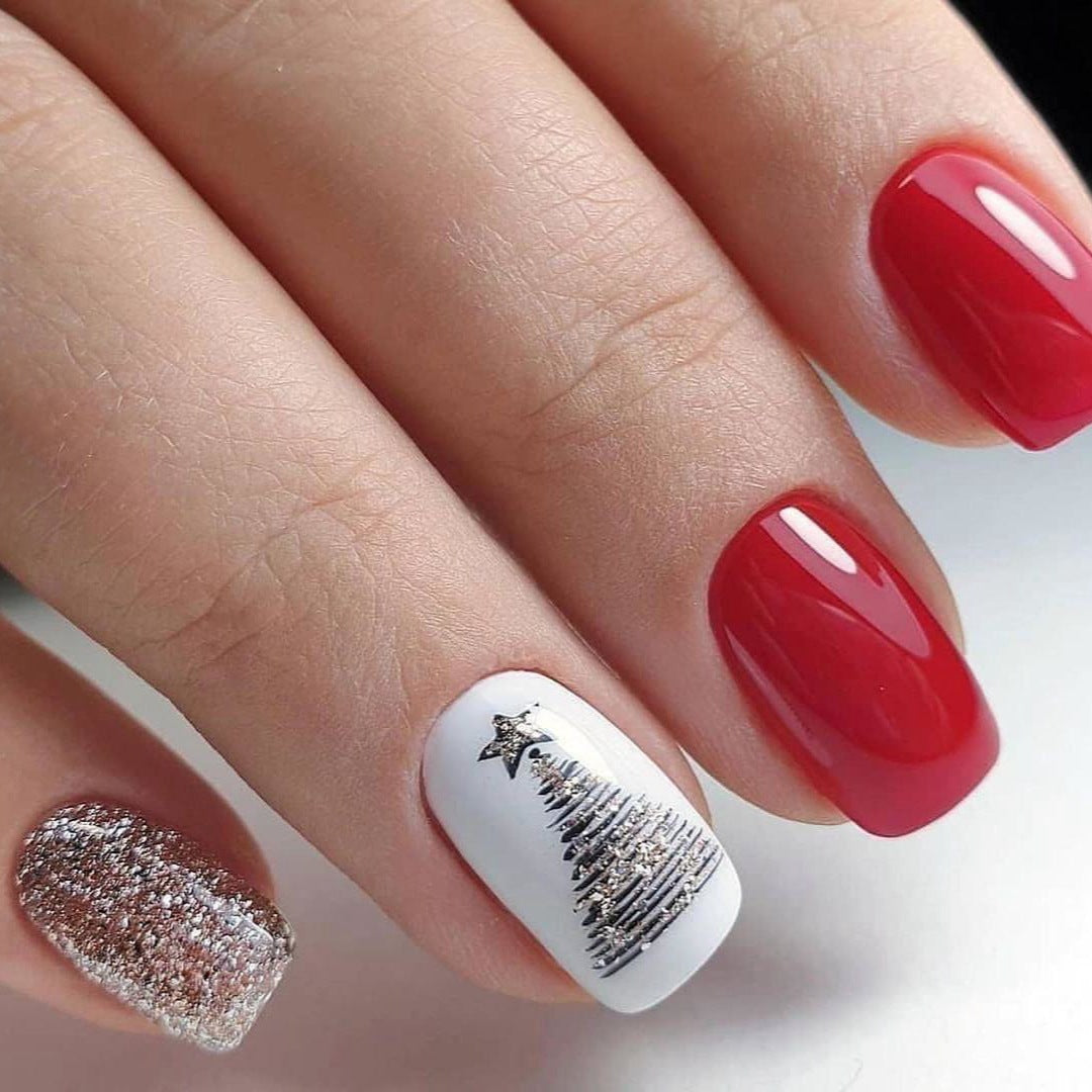 Festive Holiday Nail Art Set Bowlift