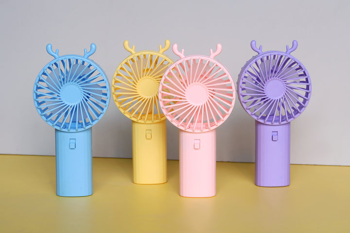Unisex Portable Creative Animal Design Fan Bowlift