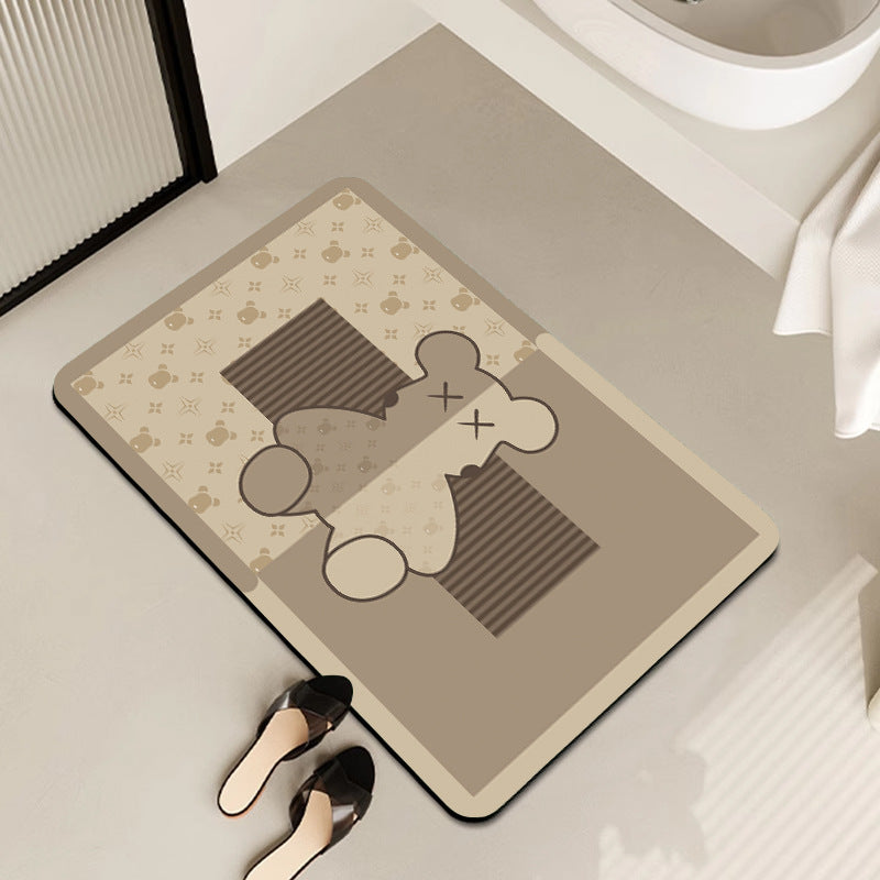 Artistic Cartoon Entrance Mat Bowlift