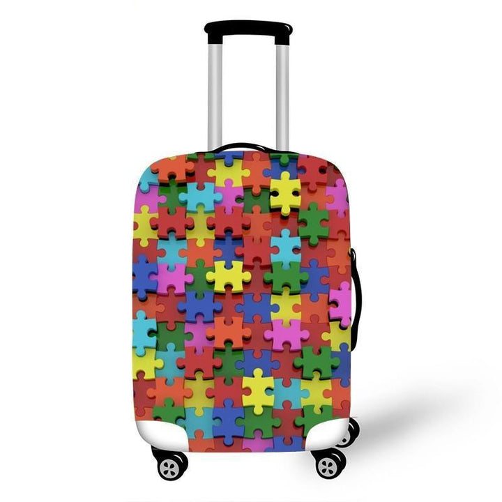 Women's hard shell suitcase with diverse floral design Bowlift