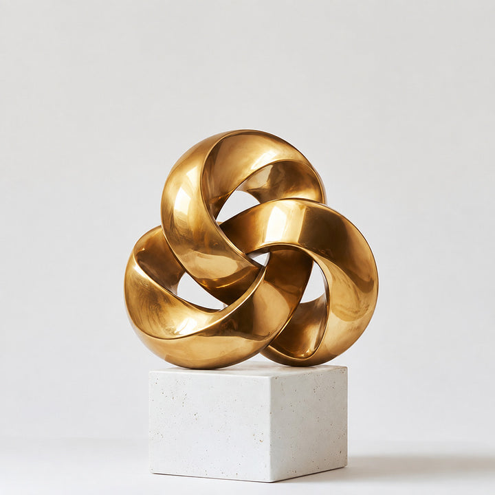 Artistic Metal Wave Sculpture