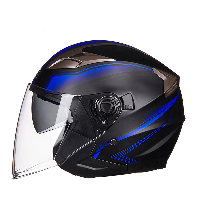Full-Face Motorcycle Helmet with Integrated Visor Bowlift