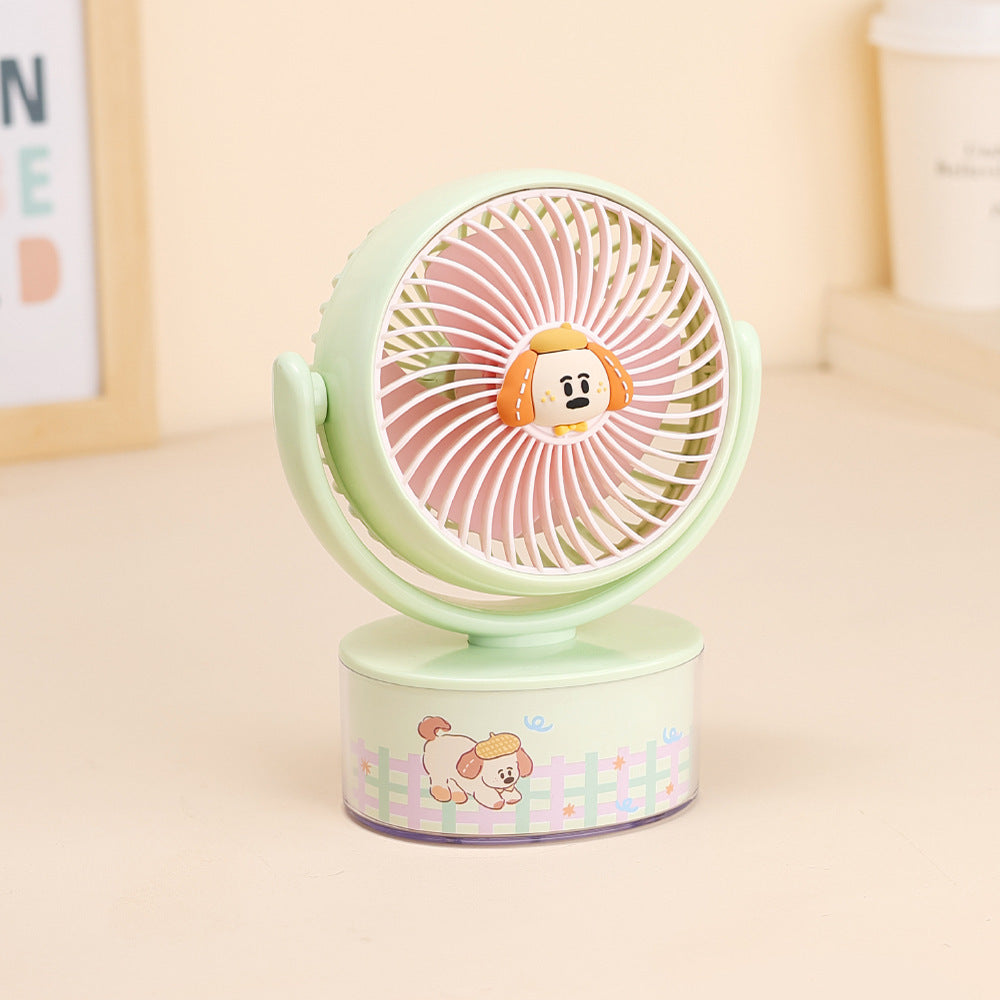 Women's Portable Cooling Fan with Animal Design Bowlift