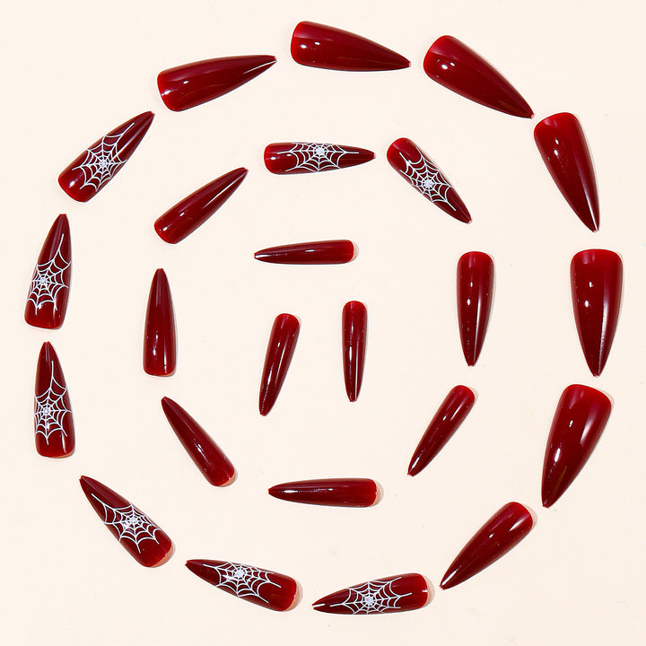 Halloween-Themed Stiletto Nail Art Extensions Bowlift