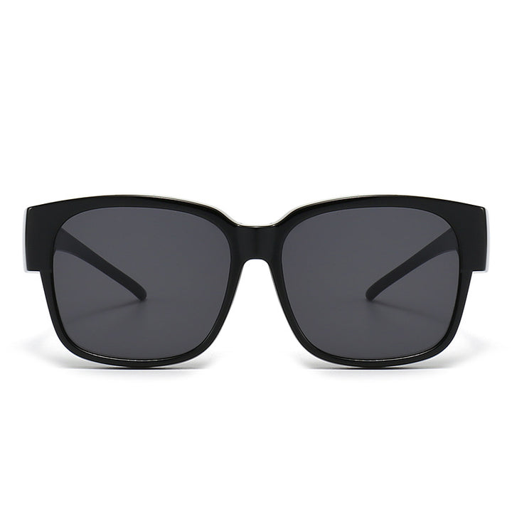 Women's stylish rectangular sunglasses with yellow lenses Bowlift