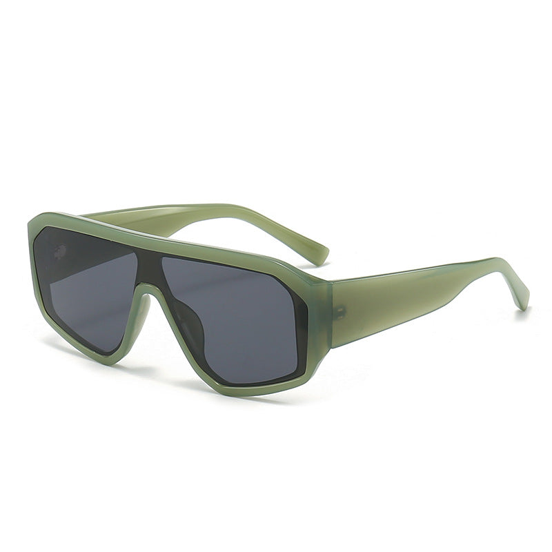 Men's Futuristic Oversized Shield Sunglasses Bowlift