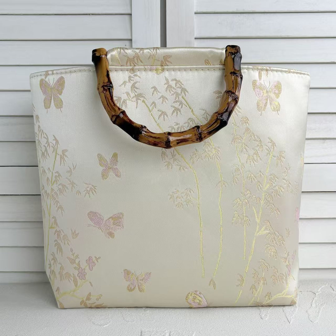 High-quality cotton tote bag with bamboo handles Bowlift