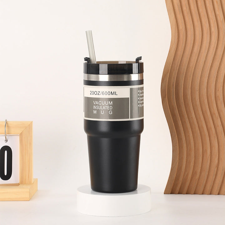 Women Insulated Drinking Cups with Reusable Straw Bowlift