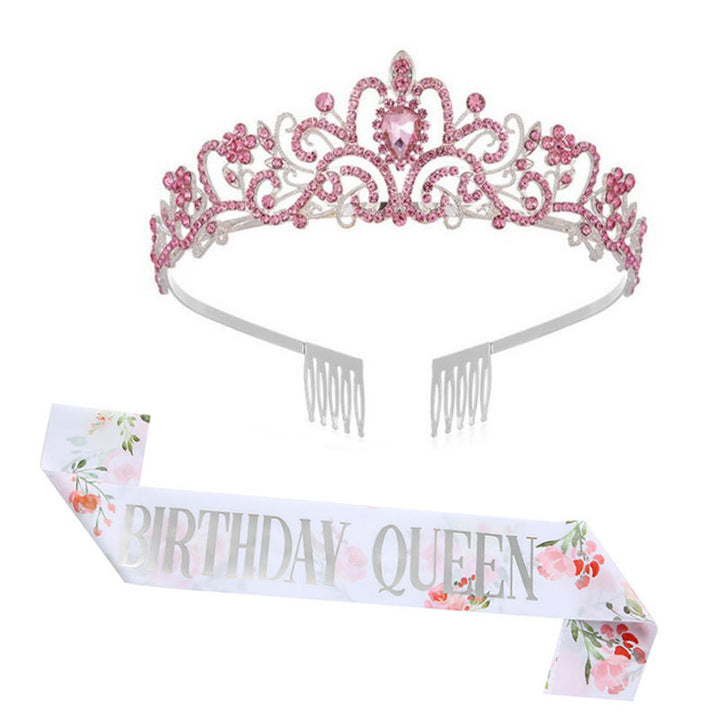 Women's Festive Crown with Elegant Sash Bowlift