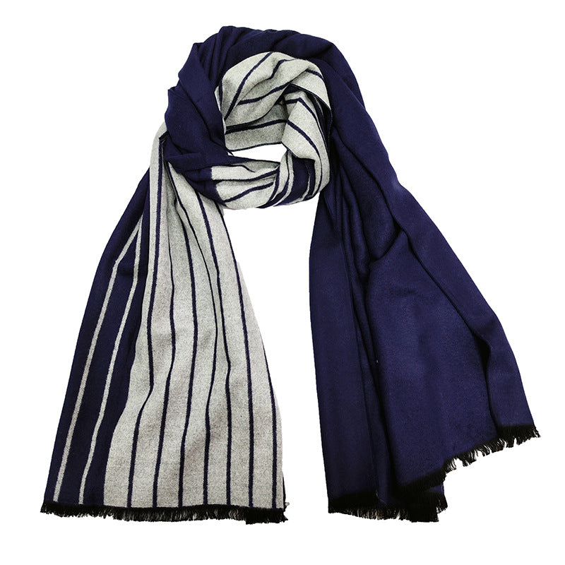 Ladies Elegant and Warm Scarf with Geometric Pattern Bowlift