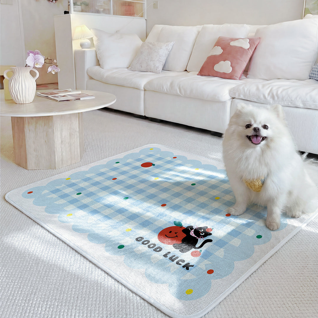 Cute Cartoon Pet Comfort Mat Bowlift