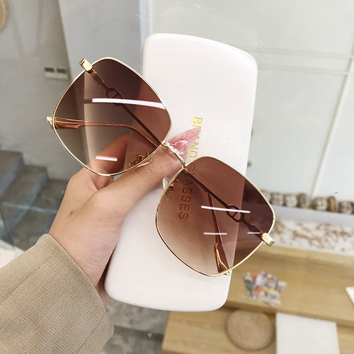 Women's geometric oversized sunglasses Bowlift