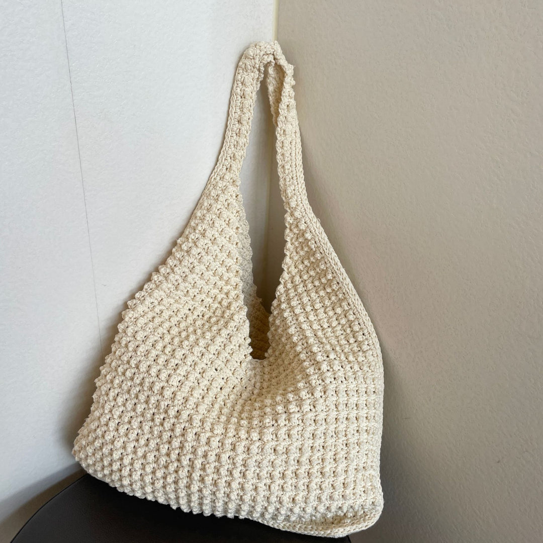 Large Handcrafted Cotton Shopper Bowlift