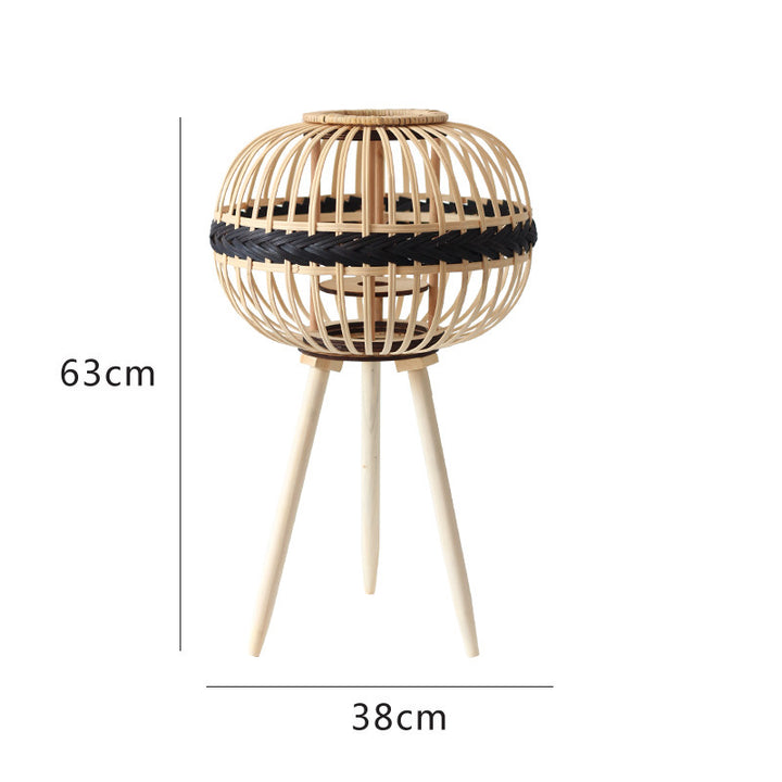 Decorative Rattan Lantern Bowlift
