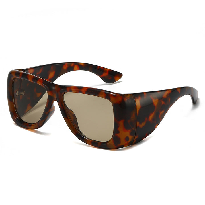 Oversized Fashion-Driven Shield Sunglasses Bowlift