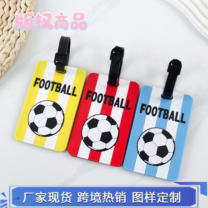 Football-Themed Luggage Tag Bowlift