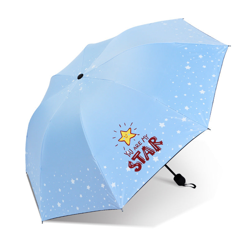 Women's Folding Umbrella with Fun Animal Design Bowlift
