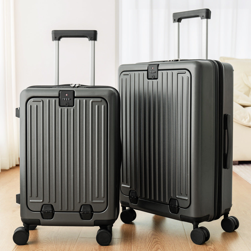 Compact Hard-Shell Rolling Suitcase