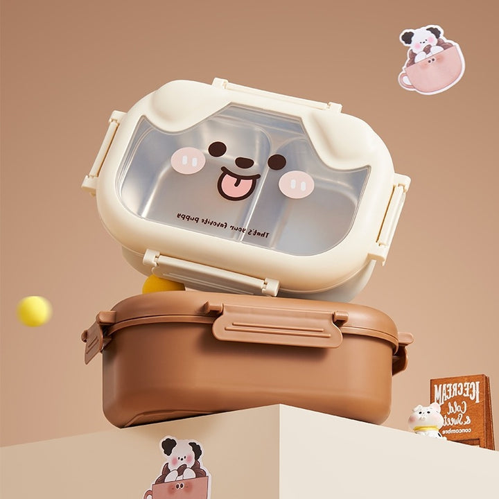 Cute Dog-Themed Meal Prep Container