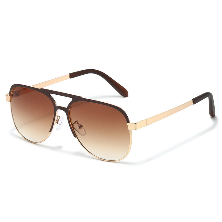 Luxurious Metal Frame Aviator Sunglasses Bowlift