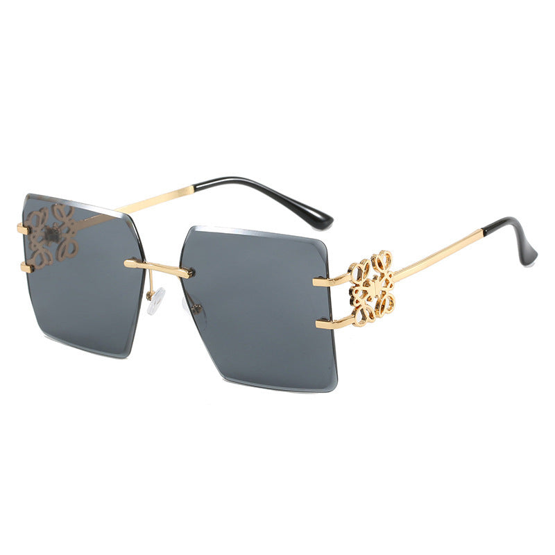 Ladies Designer Sunglasses with striking geometric frame Bowlift