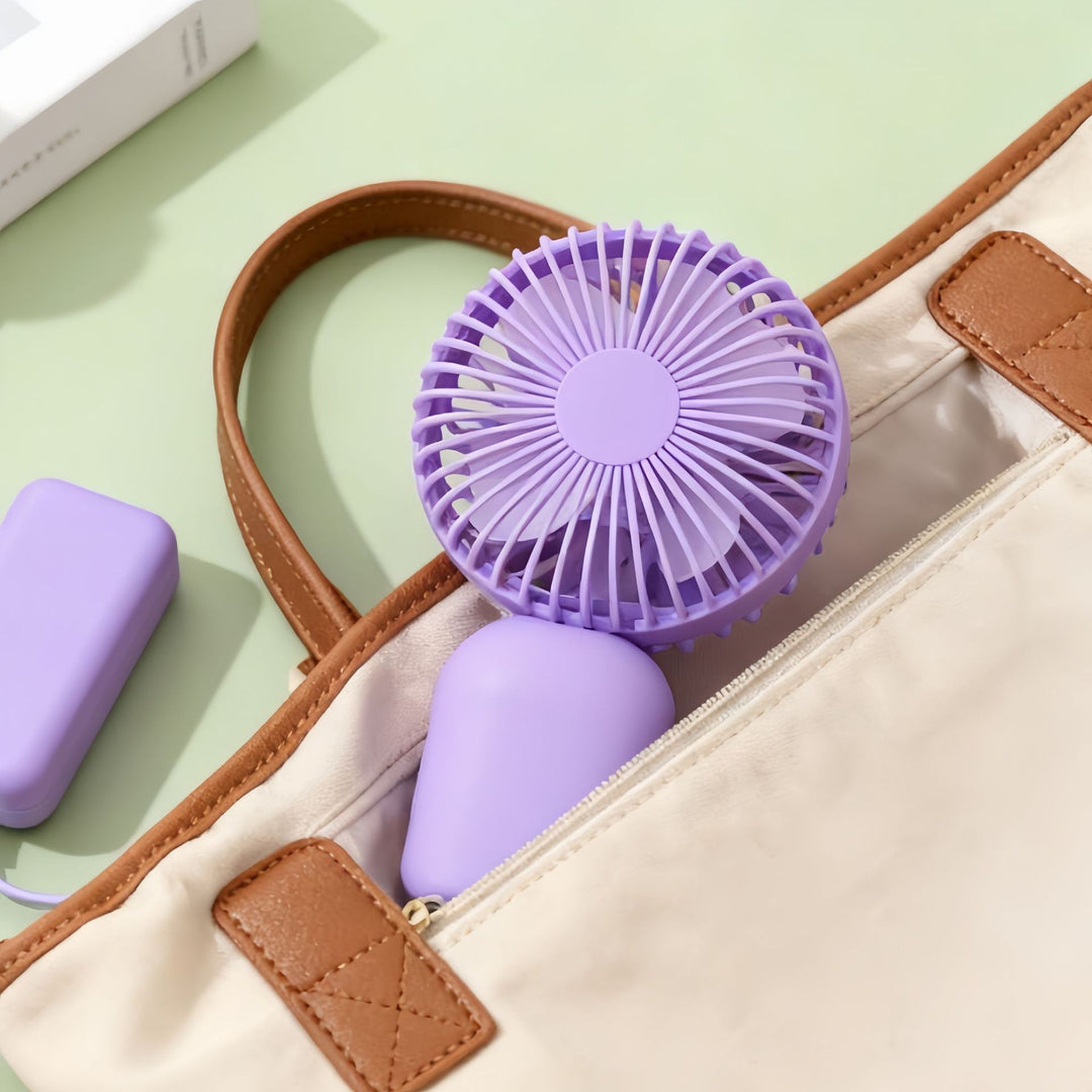 Portable USB Hand Fan with Ergonomic Design Bowlift