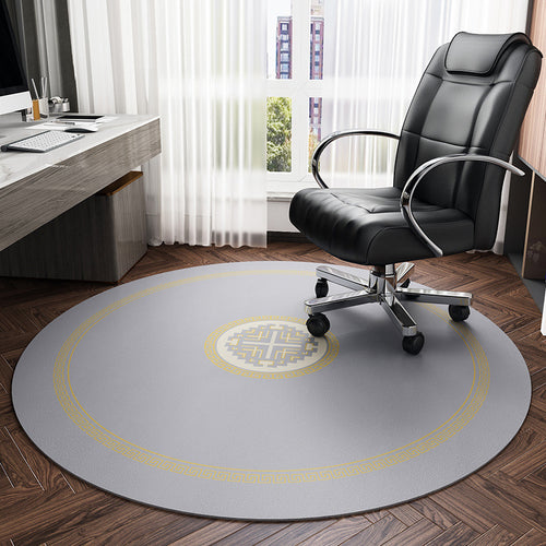 Round Elegant Office Floor Mat Bowlift
