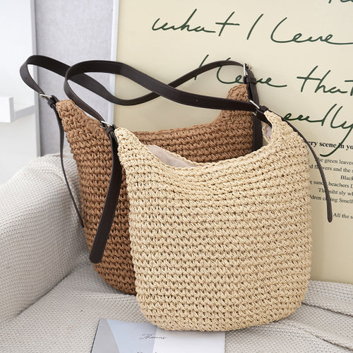Handmade Shoulder Bag Made of Natural Material Bowlift
