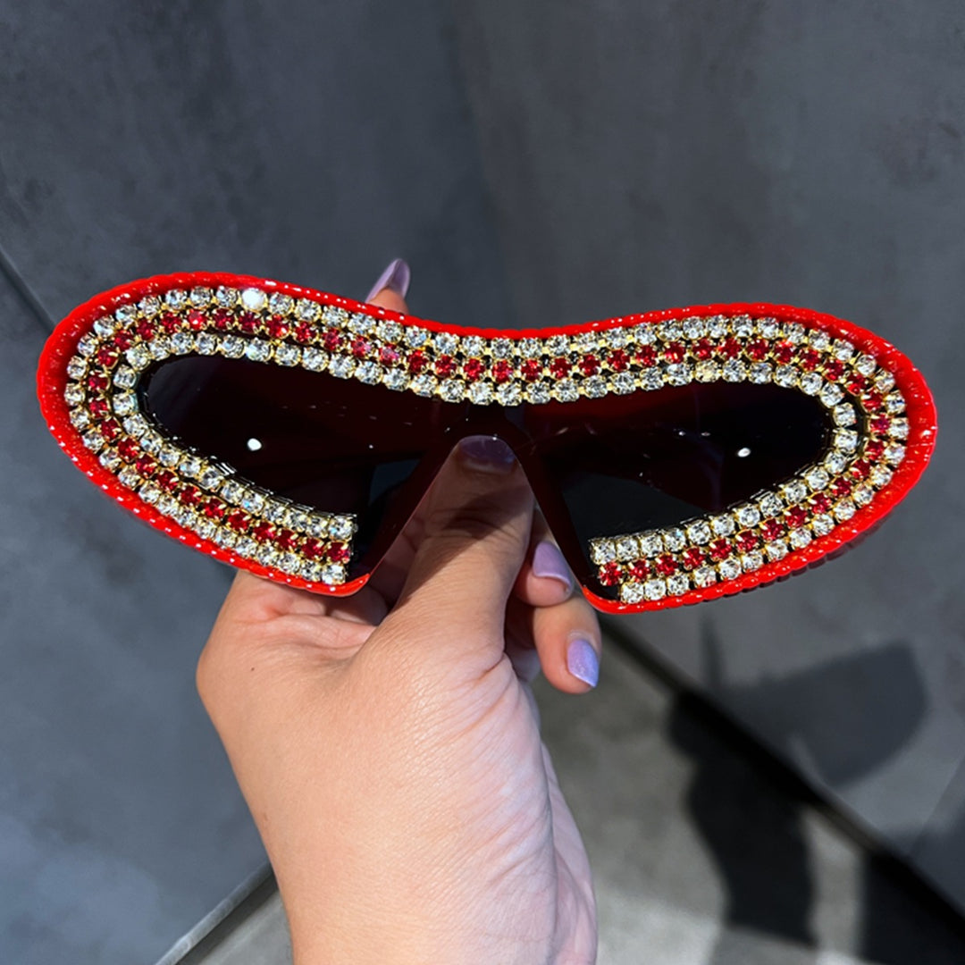 Ladies Glamorous Sunglasses with Sparkling Crystal Frame Bowlift 1780939152
