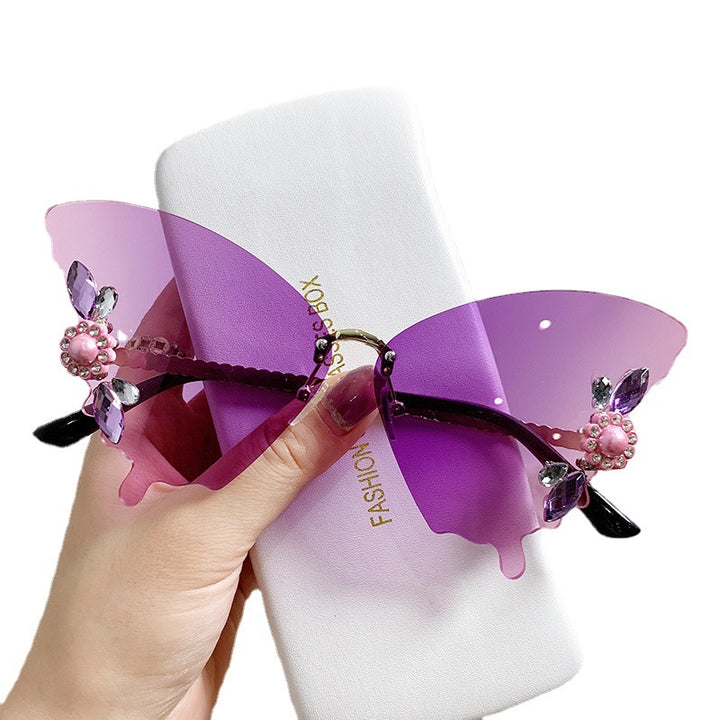Women creative butterfly sunglasses Bowlift