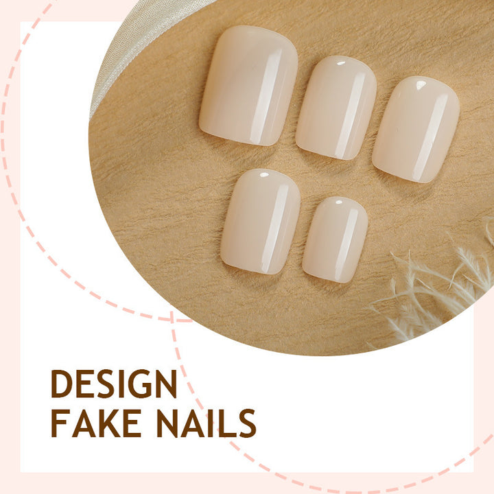 Artificial Nail Set with Smooth, Natural Finish Bowlift