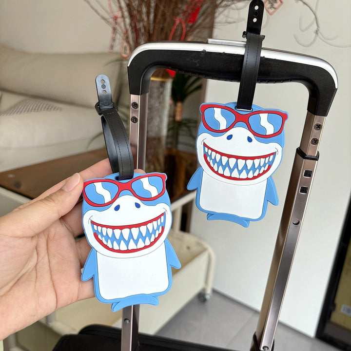 Shark Character Luggage Tag Bowlift