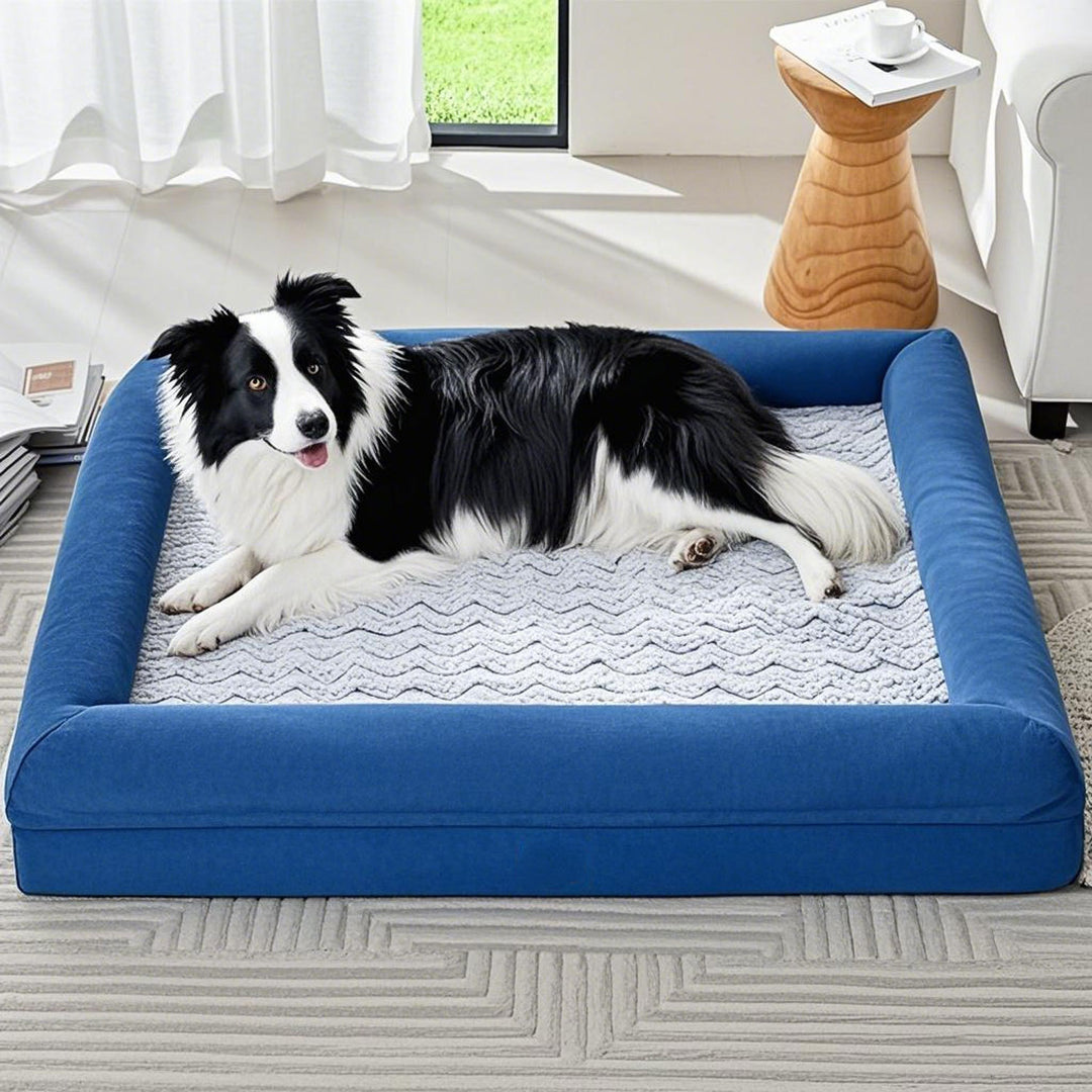 Orthopedic Bolstered  Lounge  Dog Bed