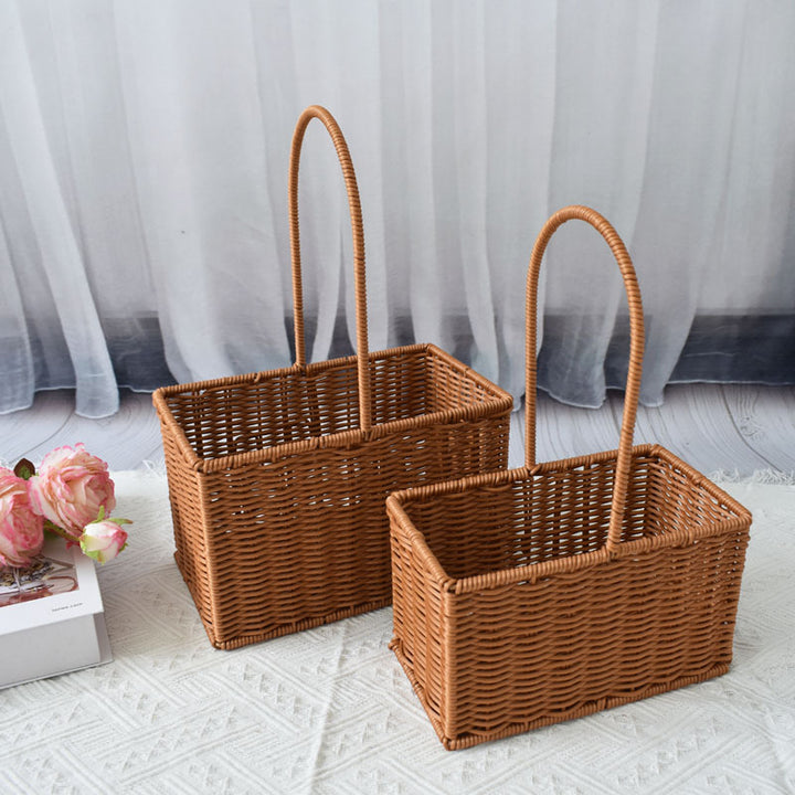 Handcrafted Natural Woven Storage Baskets Bowlift