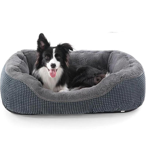 Plush Cuddler Dog Bed