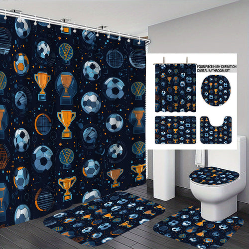 Basketball-Themed Bathroom Decor Set Bowlift